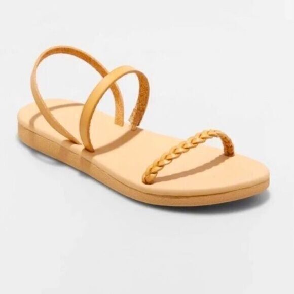 Universal Thread Women's 10 Tommie Triple Strap Sandals - Picture 1 of 5